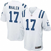 Nike Men & Women & Youth Colts #17 Griff Whalen White Team Color Game Jersey,baseball caps,new era cap wholesale,wholesale hats